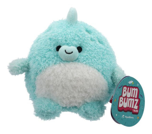 BumBumz Aqua Bumz Bree the Blowfish 4.5 Inch Plush Beanie Filled Toy