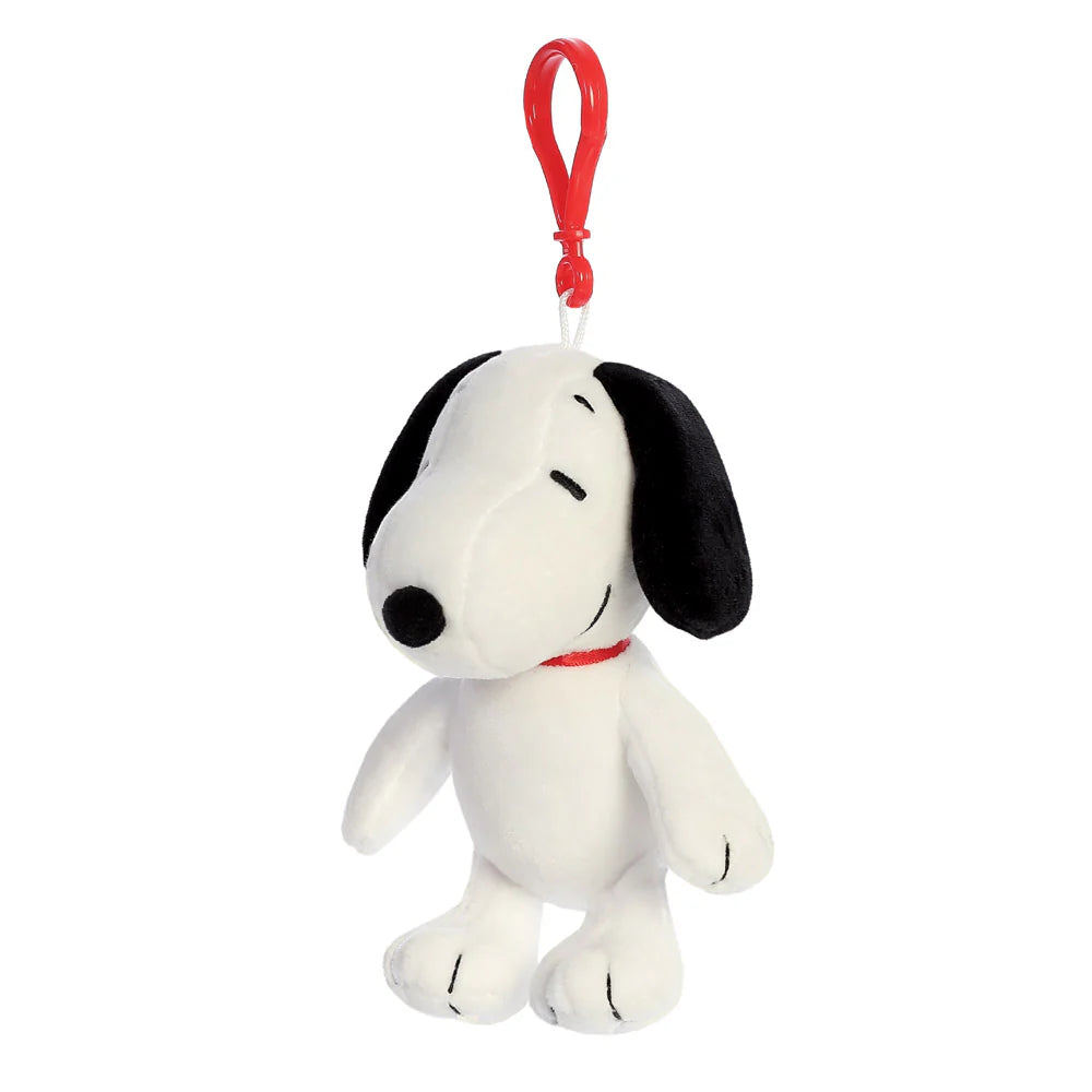 Peanuts Snoopy Plush Key Clip Bag Charm 4.5 Inch