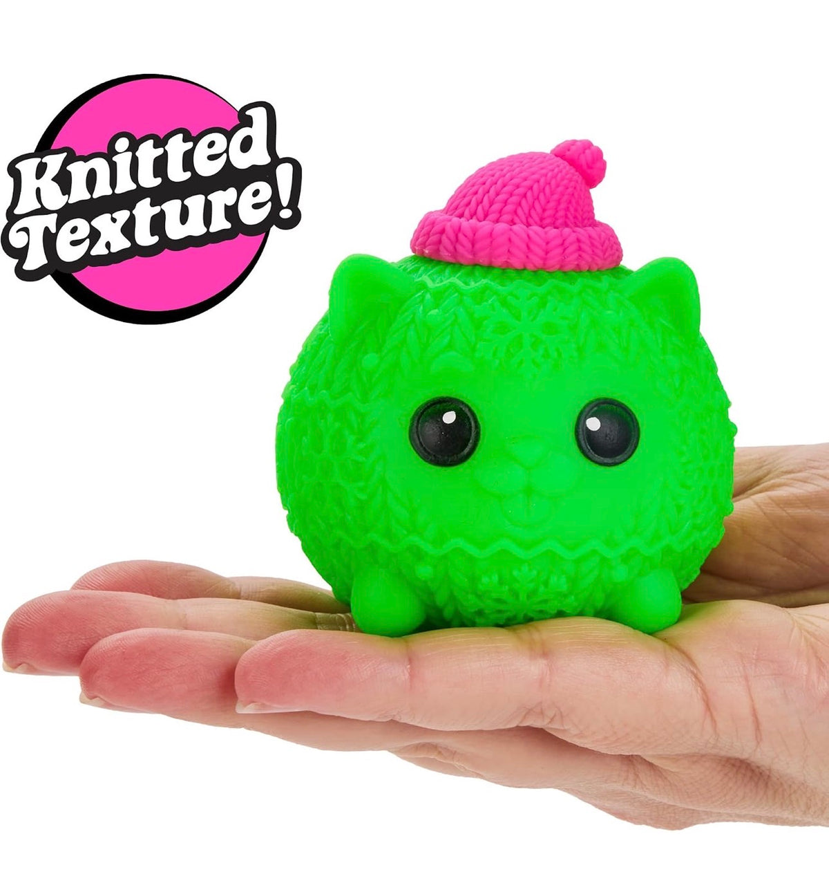 NeeDoh Knittens Sensory Fidget Toy with Knitted Texture (x1 Supplied)