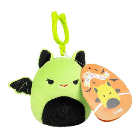 Squishmallows Halloween Leap the Bat 3.5" Clip-On Plush