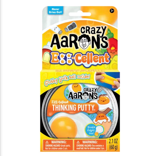 Crazy Aaron’s Egg-cellent Thinking Putty (90g)