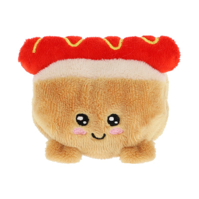 Keel Food Bobballs Hot Dog Mini Plush Soft Toy 8cm