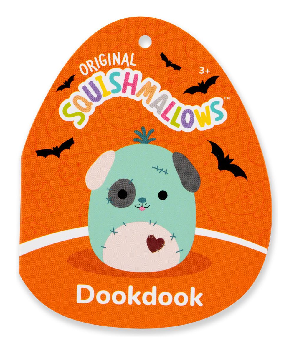 Squishmallows Dookdook the Dog 7.5 Inch Halloween Plush Soft Toy