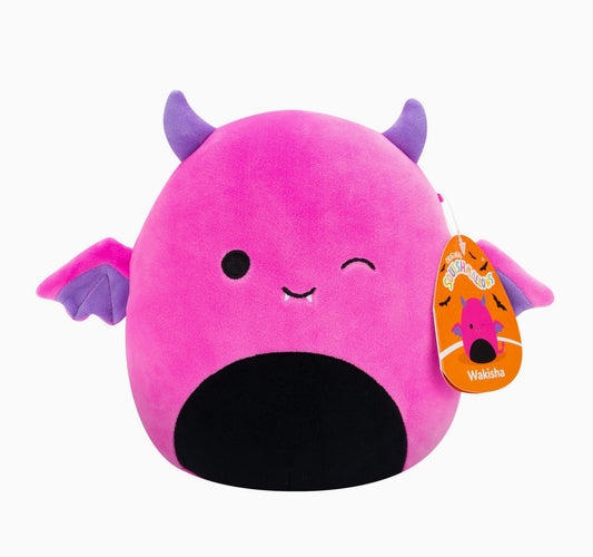 Squishmallows Wakisha the Devil Bat 7.5 Inch Halloween Plush Soft Toy