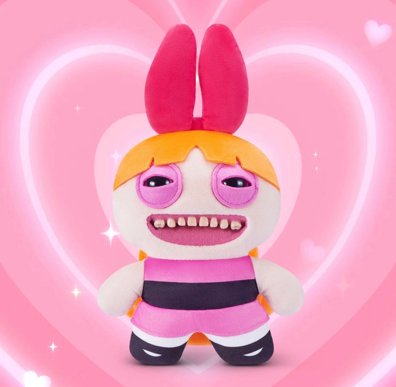 Fuggler x The Powerpuff Girls Blossom by ZURU Plush (Approx 9 Inch)