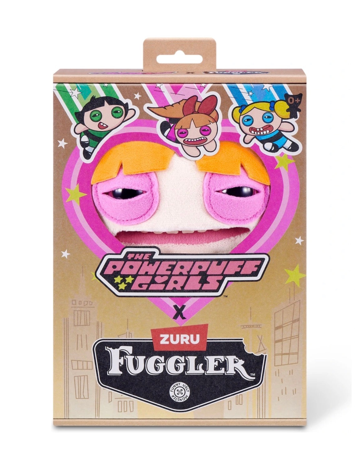 Fuggler x The Powerpuff Girls Blossom by ZURU Plush (Approx 9 Inch)