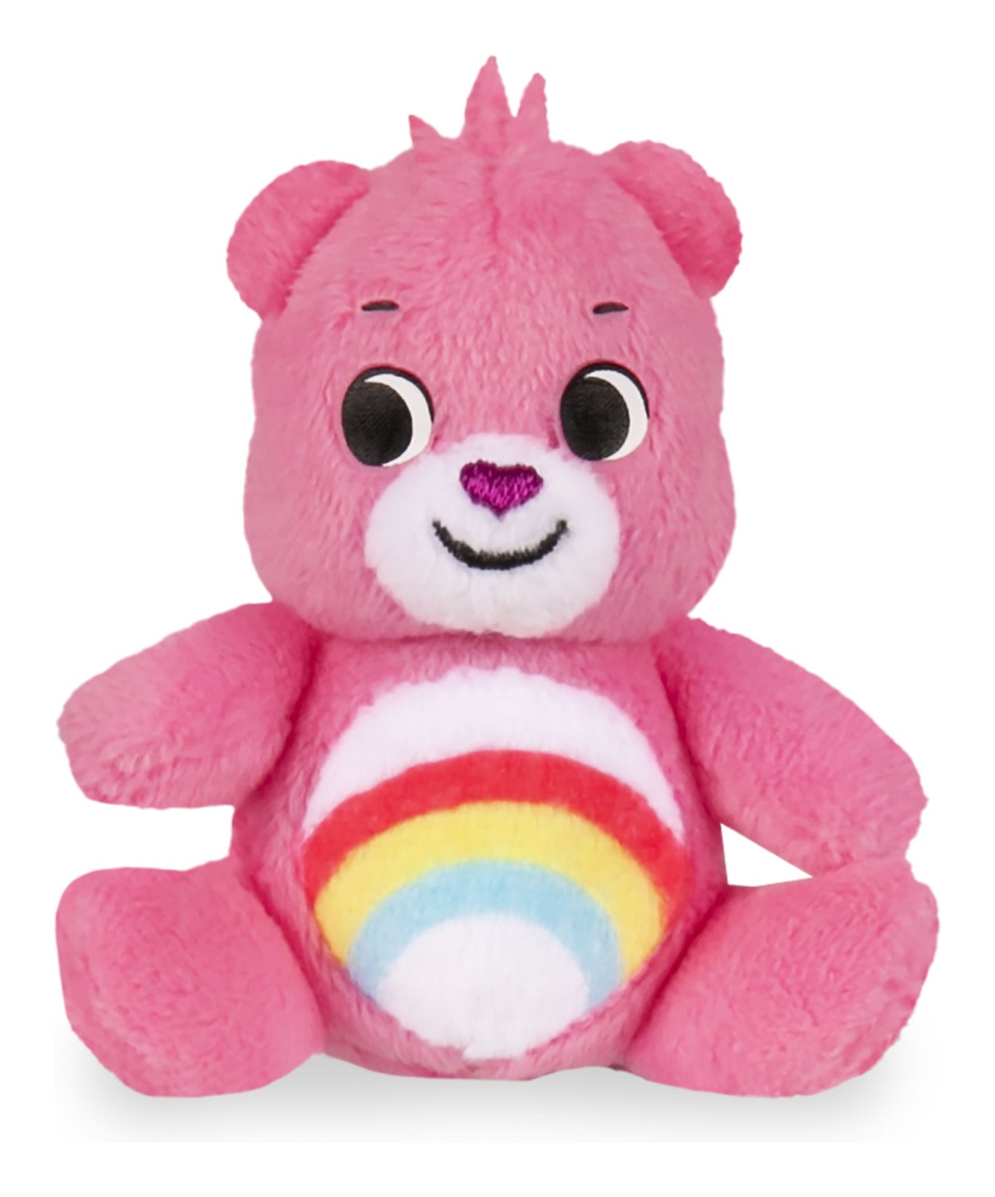 Care Bears Cheer Bear Micro 3 Inch Plush Soft Toy (Boxed)