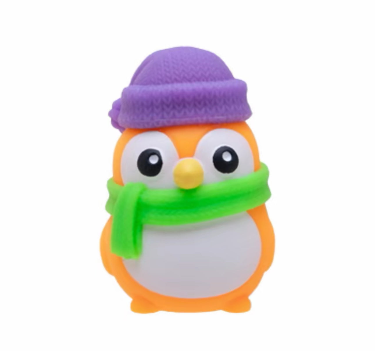 NeeDoh Polar Glow Penguin Stress Ball Sensory Fidget Toy (x1 Supplied)