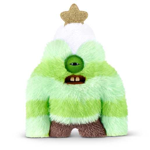 Fuggler Festive Fuggs Series 2 Sasquooshmas Tree Funny Ugly Monster Plush Soft Toy (Approx 9 Inch)