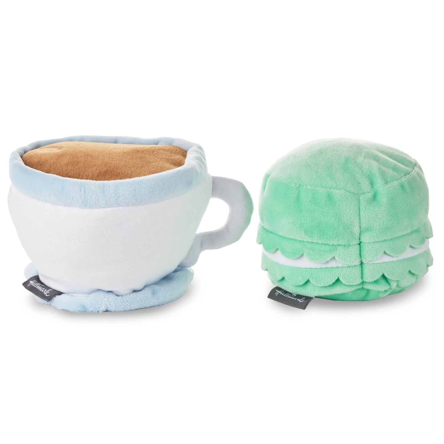 Hallmark Better Together Tea & Macaron Magnetic Plush Soft Toy Pair