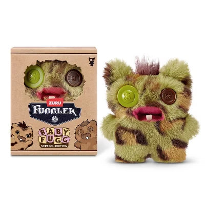 Fuggler Baby Fugg Green & Brown Screech Edition 3.5 Inch Plush Soft Toy