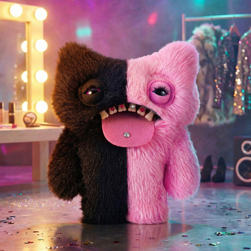 Fuggler Baddies Wide Eyed Weirdo Funny Ugly Monster Plush Soft Toy (Approx 9 Inch)