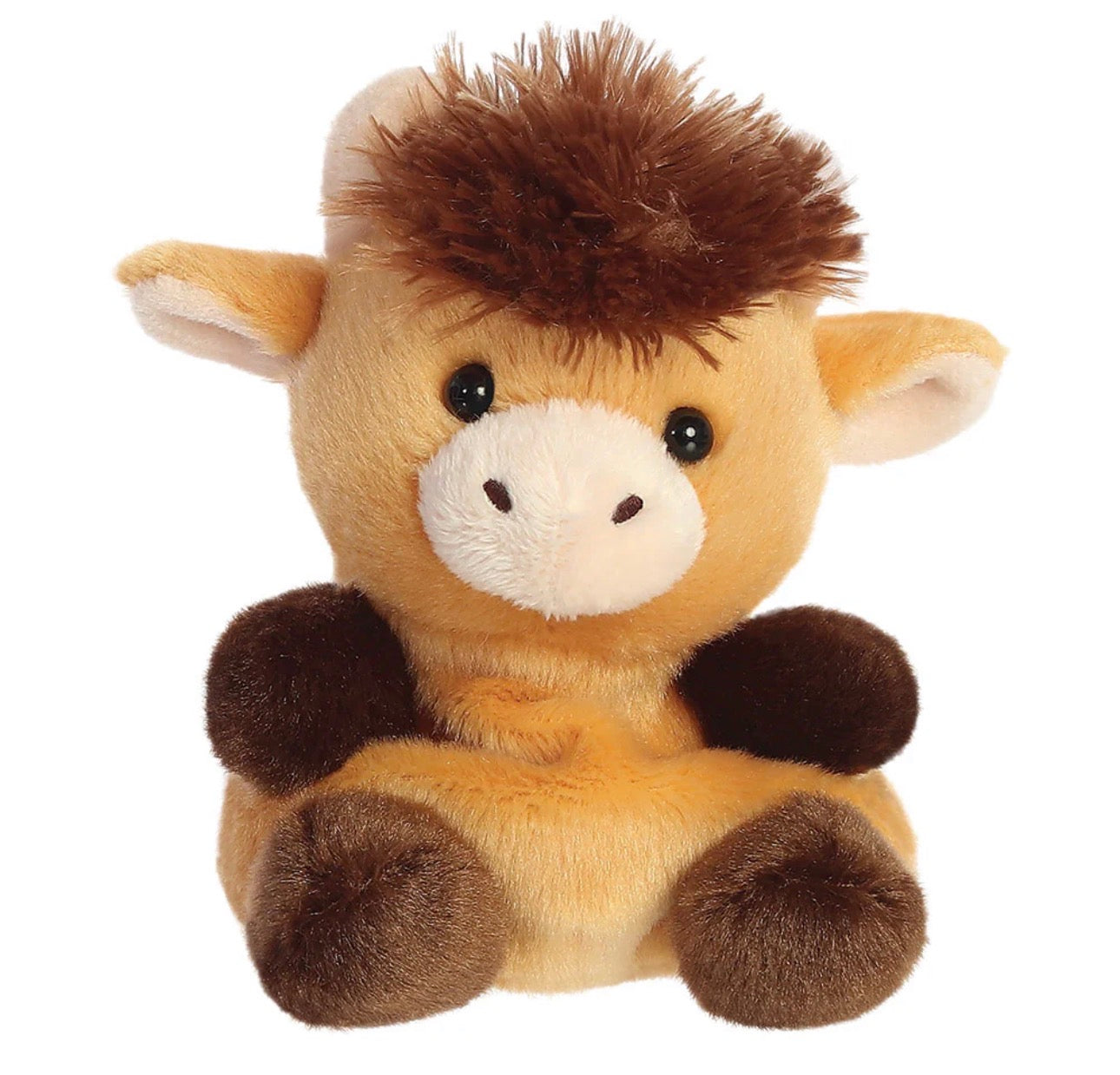 Palm Pals Hubert Highland Cow 5 Inch Plush Soft Toy