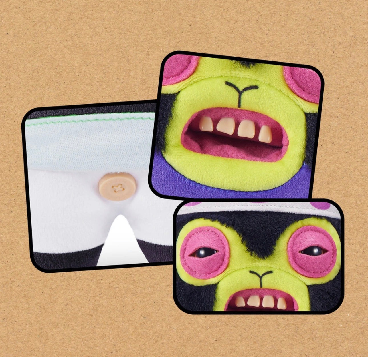 Fuggler x The Powerpuff Girls Mojo Jojo by ZURU Plush (Approx 9 Inch)