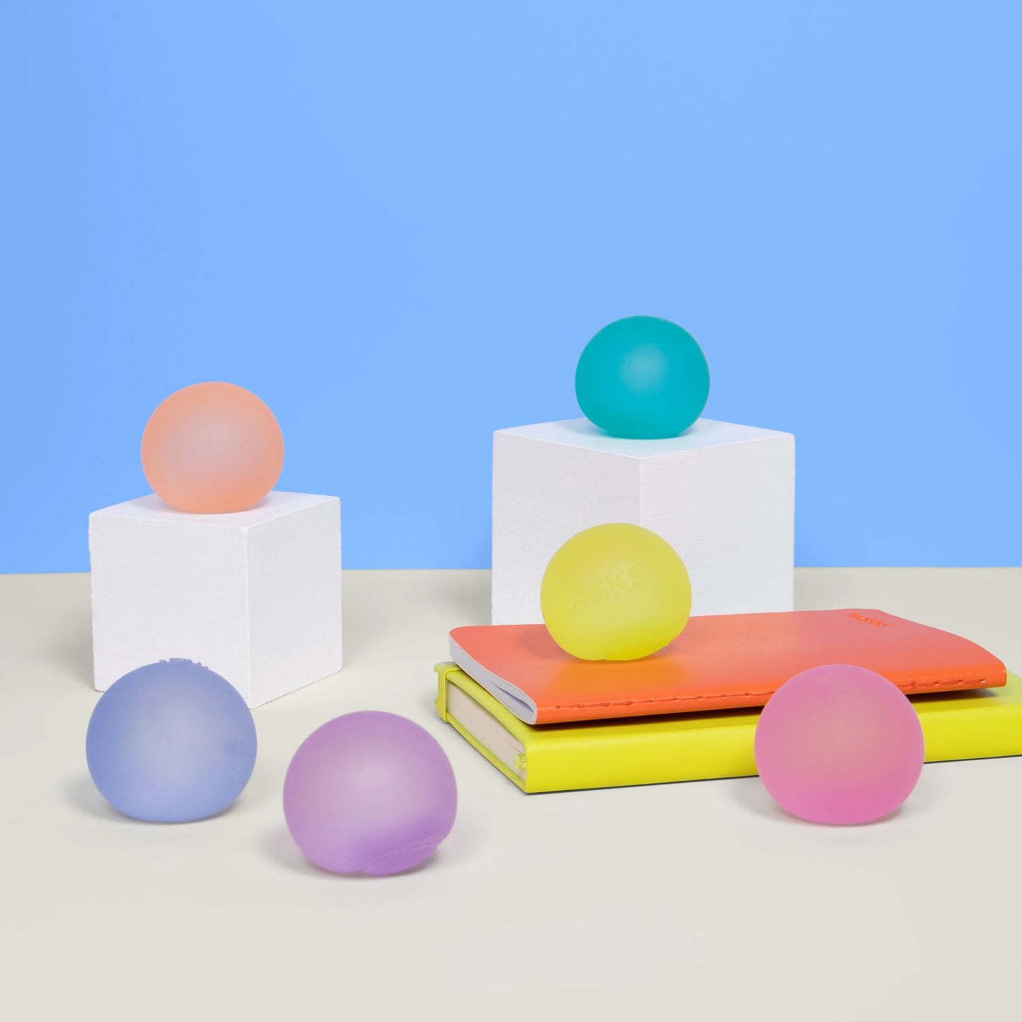 SPEKS Gump Mini Multi Colour Packs - The Memory Gel Stress Ball (6 Pack)