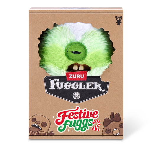 Fuggler Festive Fuggs Series 2 Sasquooshmas Tree Funny Ugly Monster Plush Soft Toy (Approx 9 Inch)