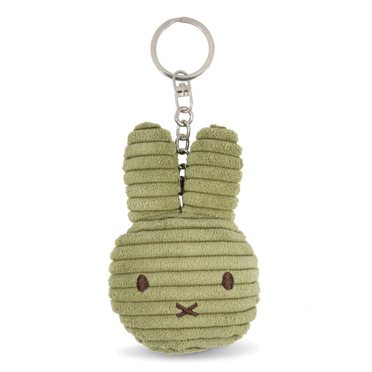 Miffy Corduroy Olive Green Keyring 10cm