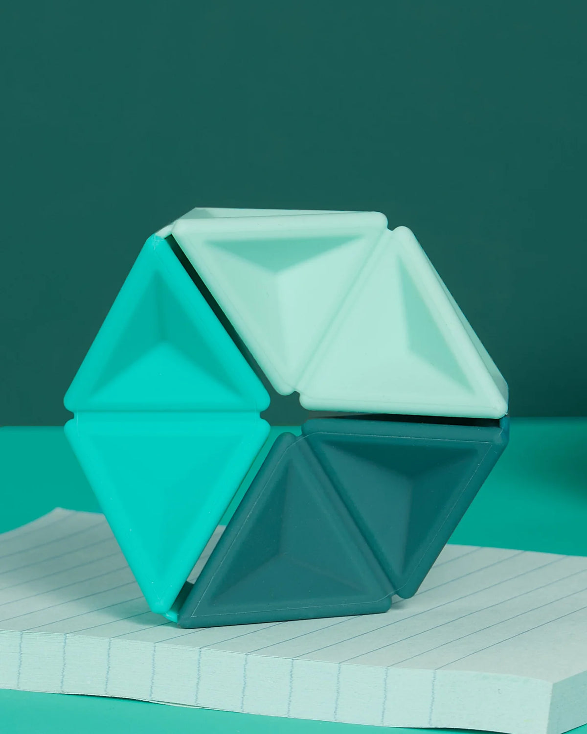 SPEKS Pivot Silicone Flexagon Fidget Toy