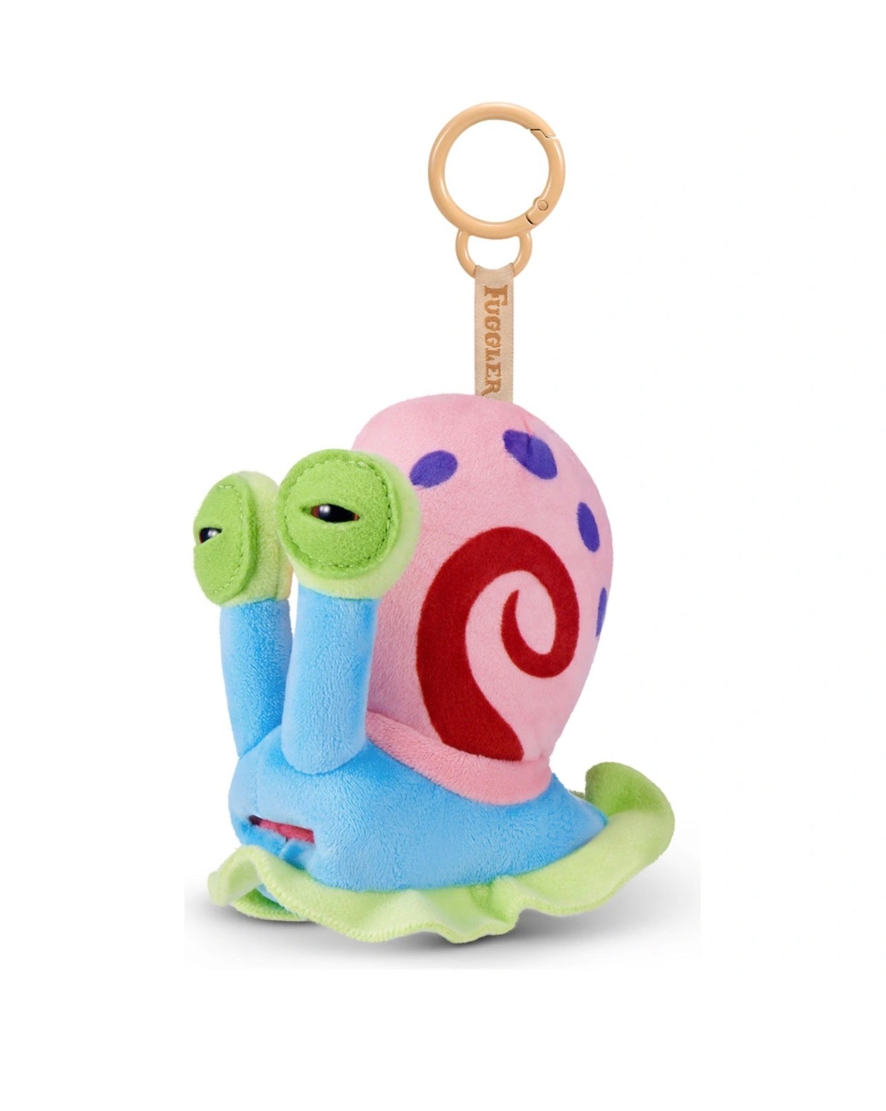 Fuggler X SpongeBob Gary Plush Keyring Bag Charm Funny Ugly Monster Approx 5 Inch(x1 Supplied)