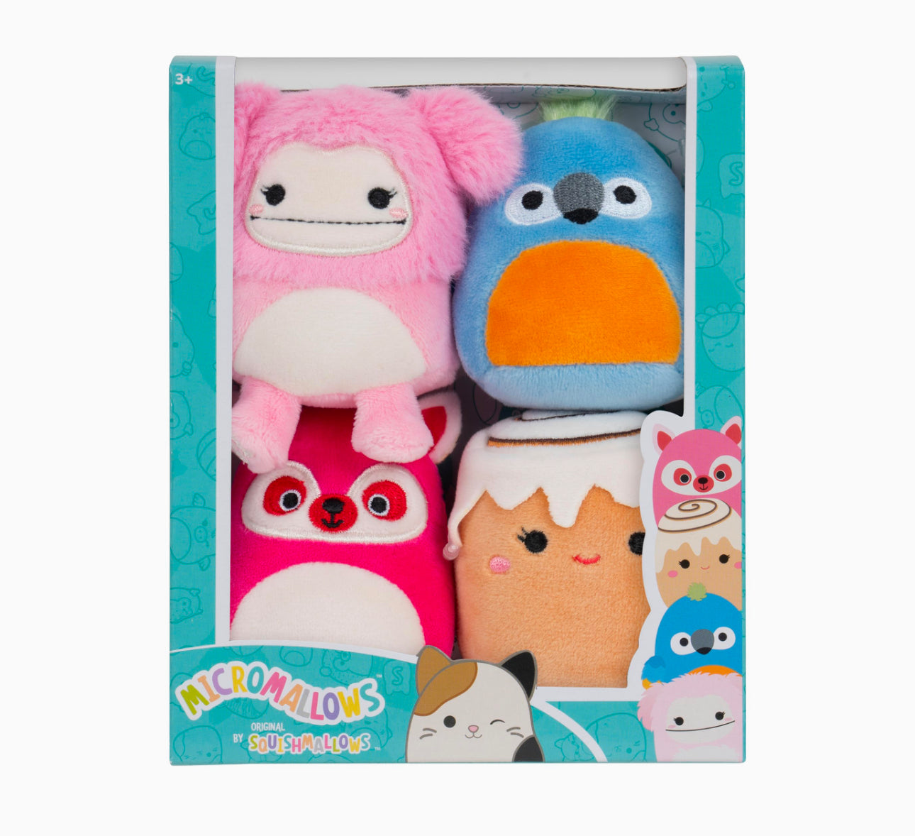 Micromallows by Original Squishmallows 4 Pack Mini 2.5 Inch Soft Plush Toys