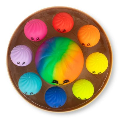 Scrunchems Mega Rainbow Dumpling Fidget Toy Set – 9 Pieces