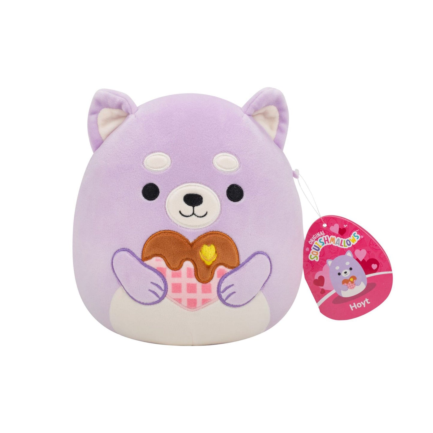 Squishmallows Hoyt the Shiba Inu 7.5 Inch Valentines Plush Soft Toy