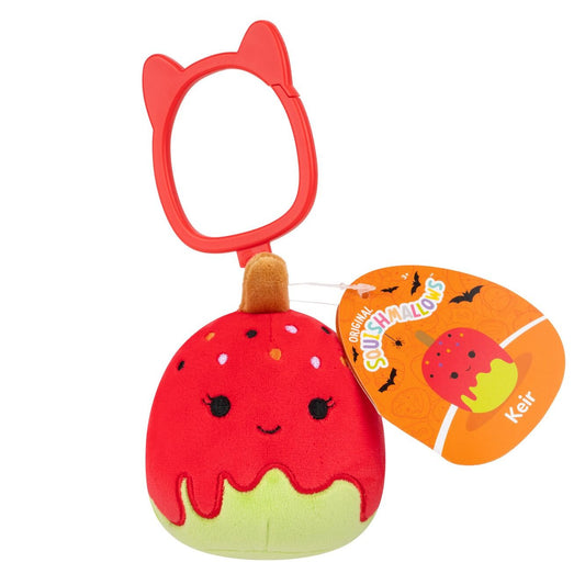 Squishmallows Halloween Keir the Candy Apple 3.5" Clip-On Plush