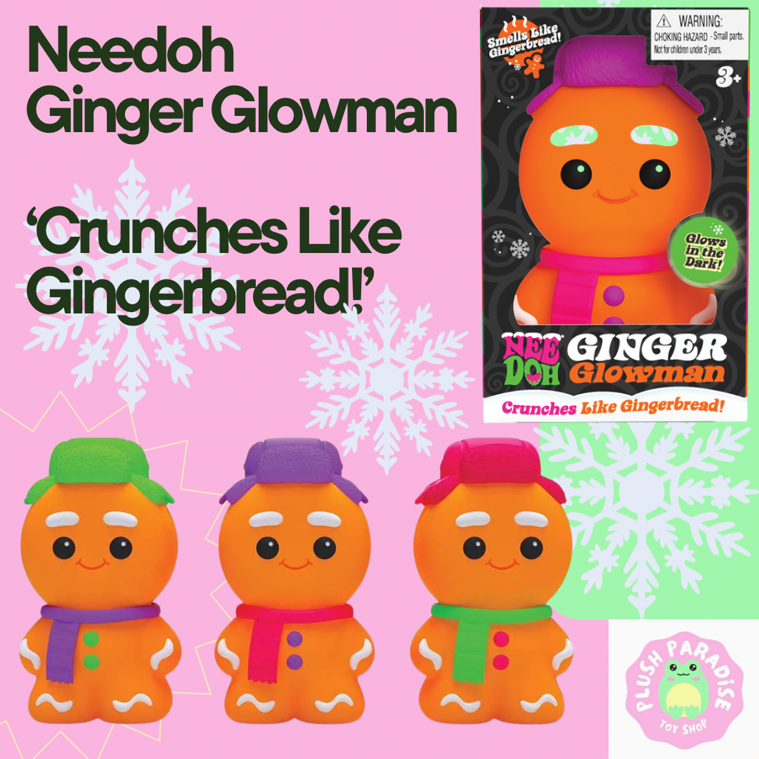 NeeDoh Ginger Glowman Stress Ball Sensory Fidget Toy (x1 Supplied)