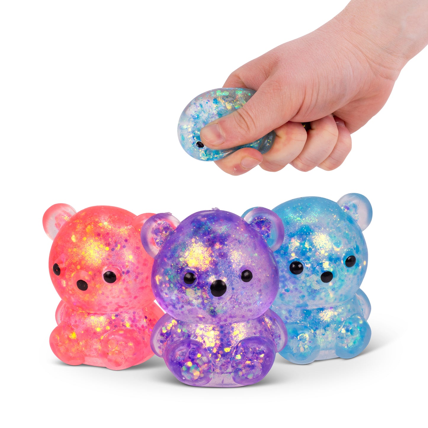 Scrunchems Mini Sugar Diddy Bears Fidget Toys (3 Pack)