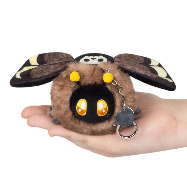 Squishable Micro Death's-head Hawkmoth Plush Clip Keychain