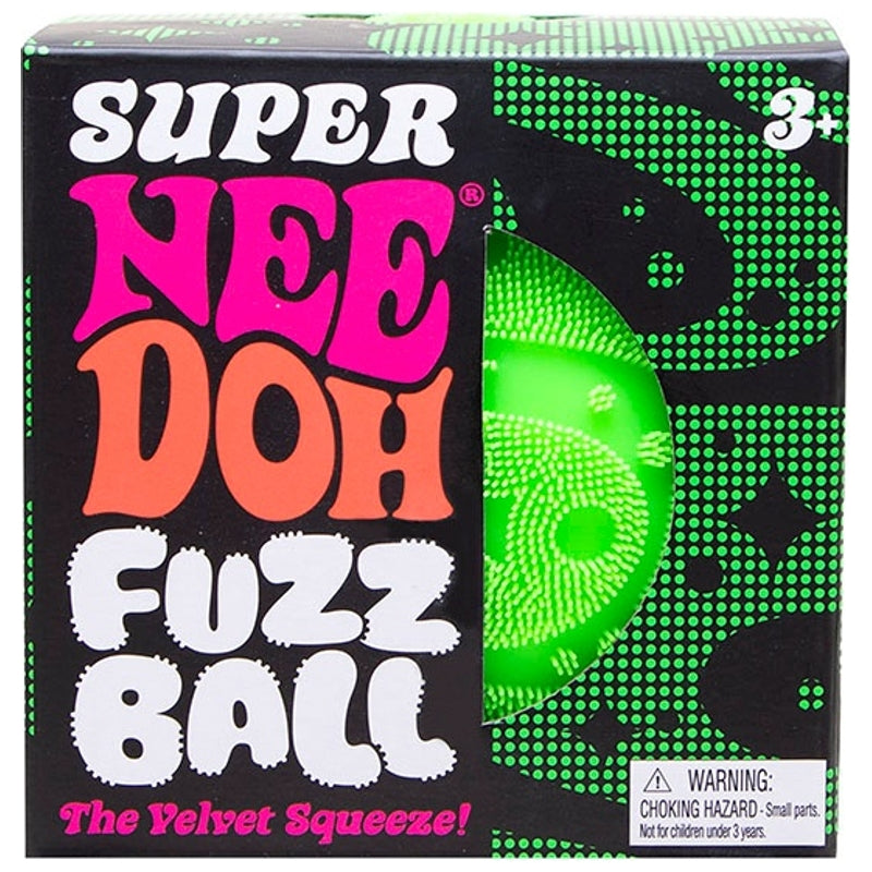NeeDoh Super NeeDoh Fuzz Ball - Giant Fuzzy Stress Ball (x1 Supplied)