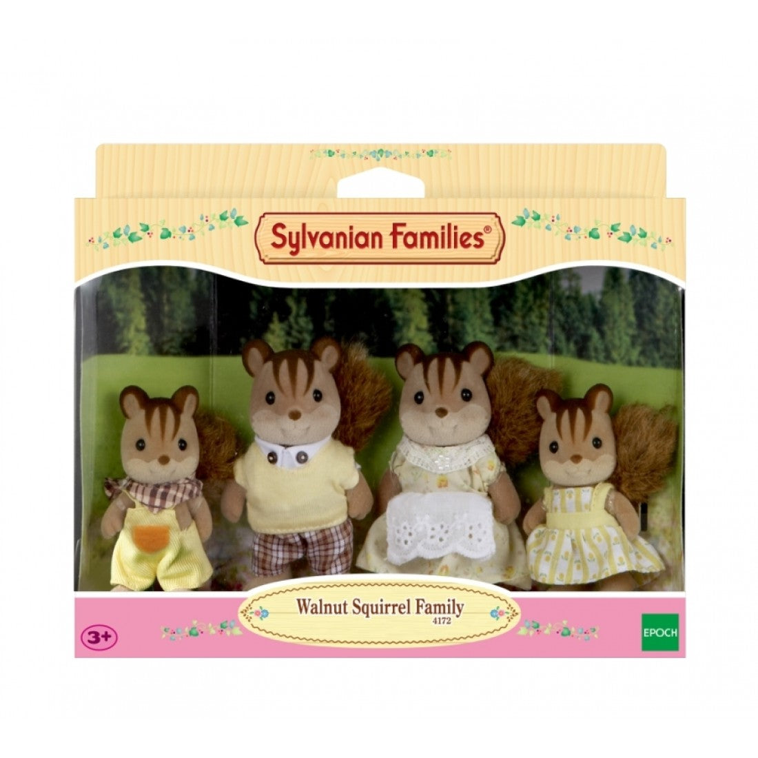 Sylvanian Families Walnut Squirrel Family