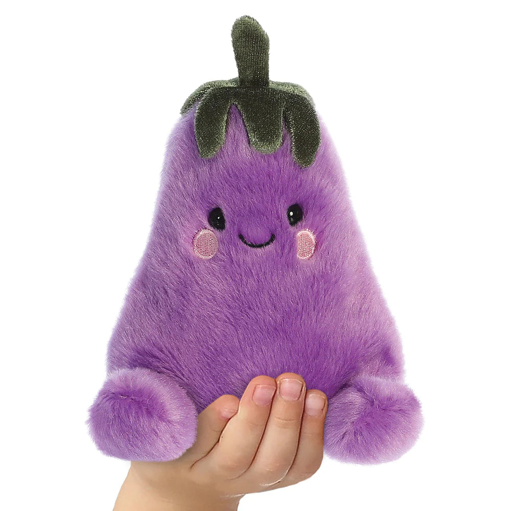 Palm Pals Aubrey Eggplant 5 Inch Plush Soft Toy