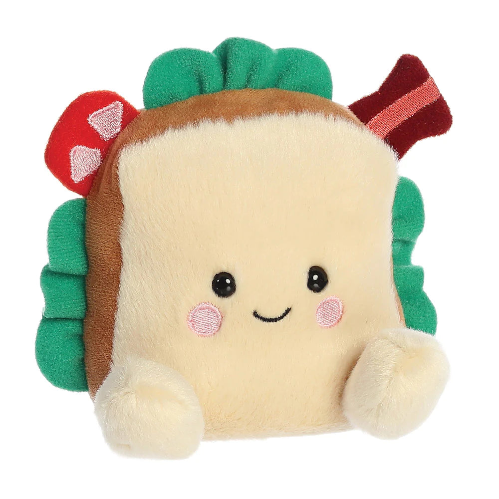 Palm Pals Tomas the BLT Sandwich 5 Inch Plush Soft Toy