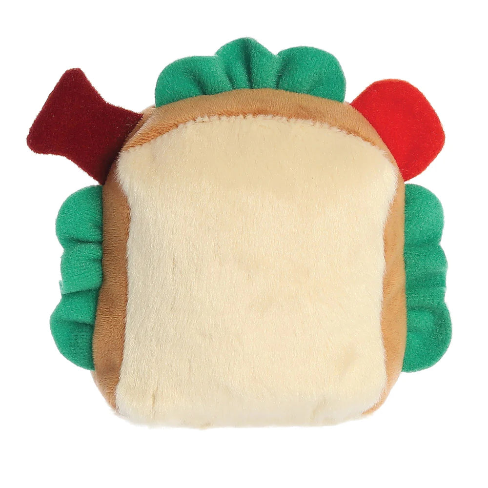 Palm Pals Tomas the BLT Sandwich 5 Inch Plush Soft Toy