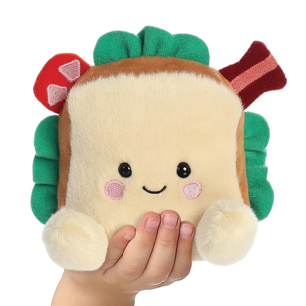 Palm Pals Tomas the BLT Sandwich 5 Inch Plush Soft Toy