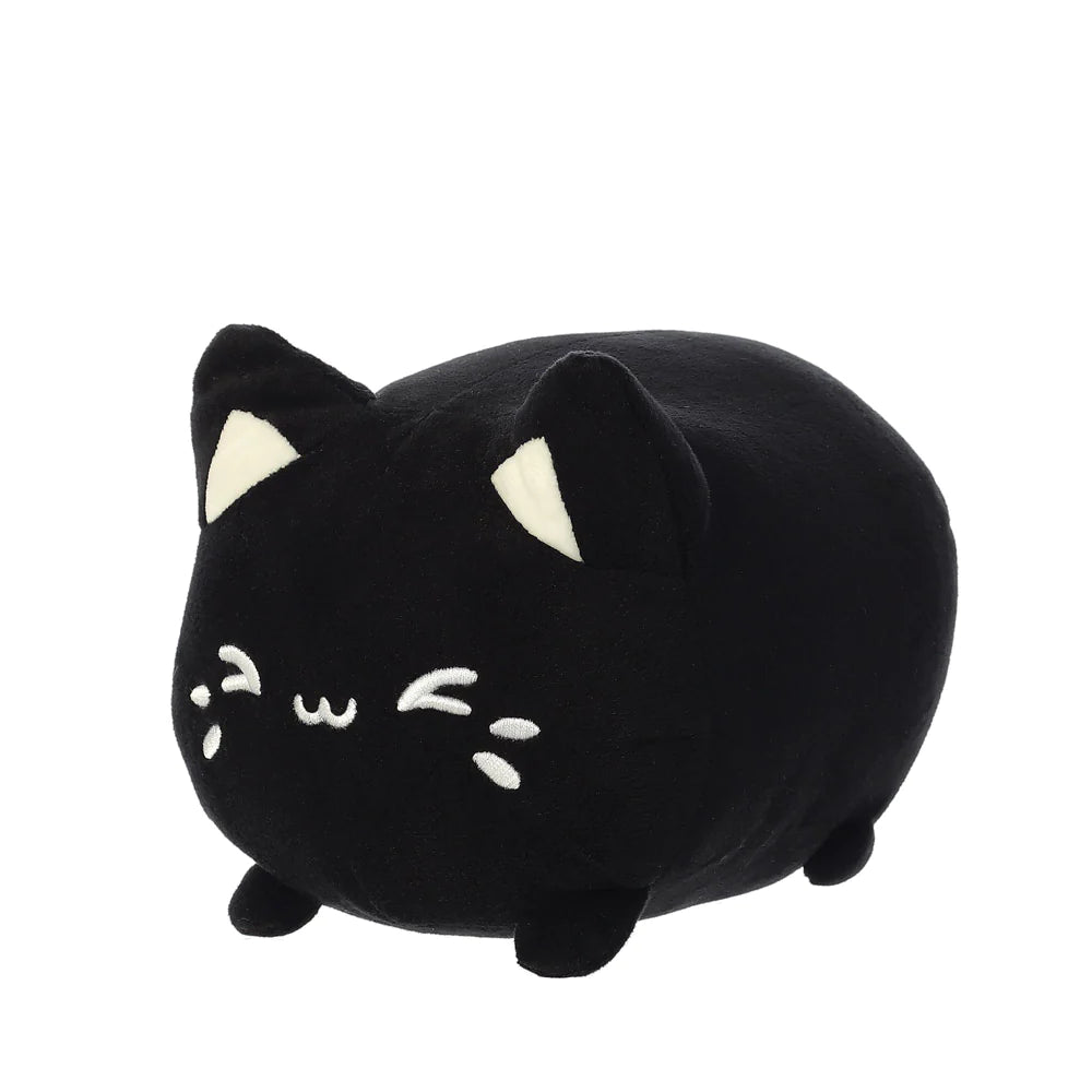 Tasty Peach Black Sesame Meowchi Kawaii Plush Soft Toy 18cm