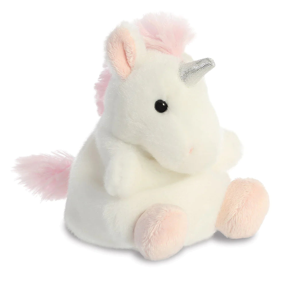 Palm Pals Sassy Unicorn 5 Inch Plush Soft Toy Plush Paradise