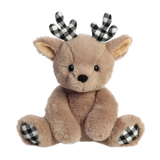 Merry Reindeer Taupe Soft Toy 24cm