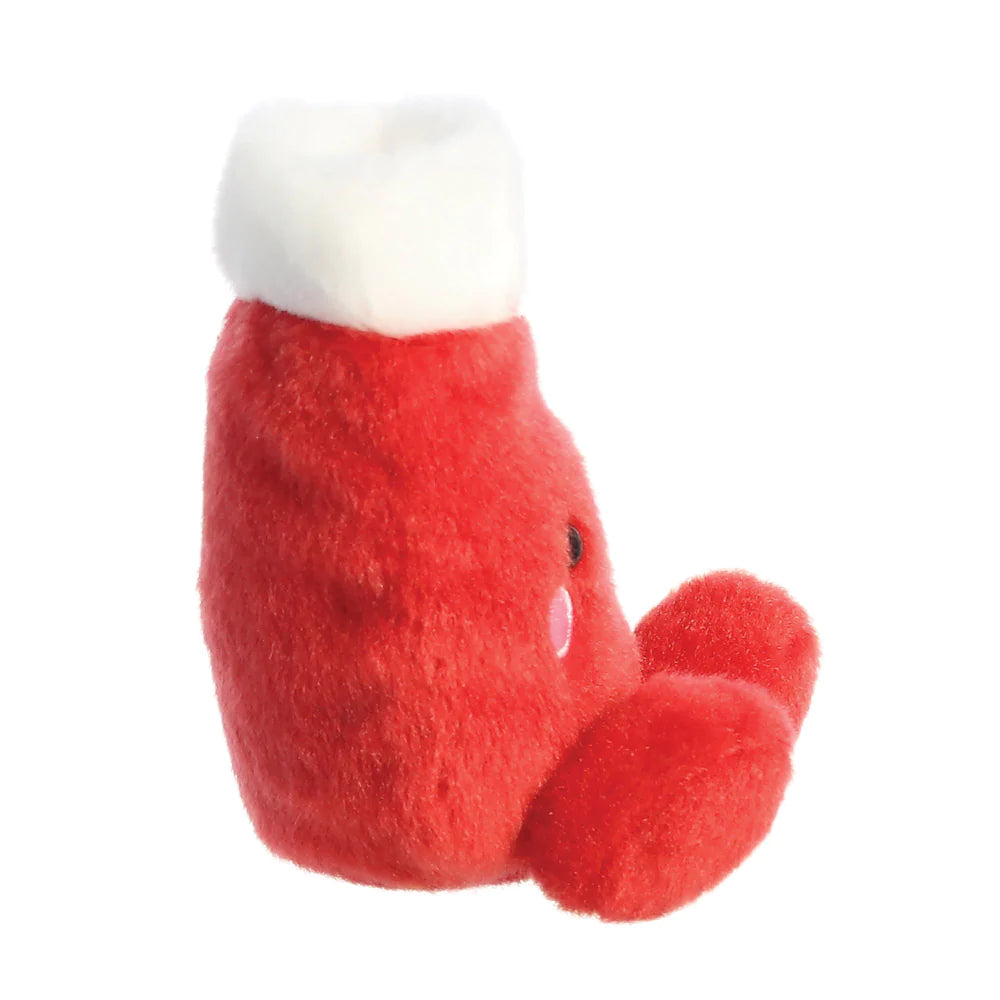 Palm Pals Holly Stocking 5 Inch Christmas Plush Soft Toy