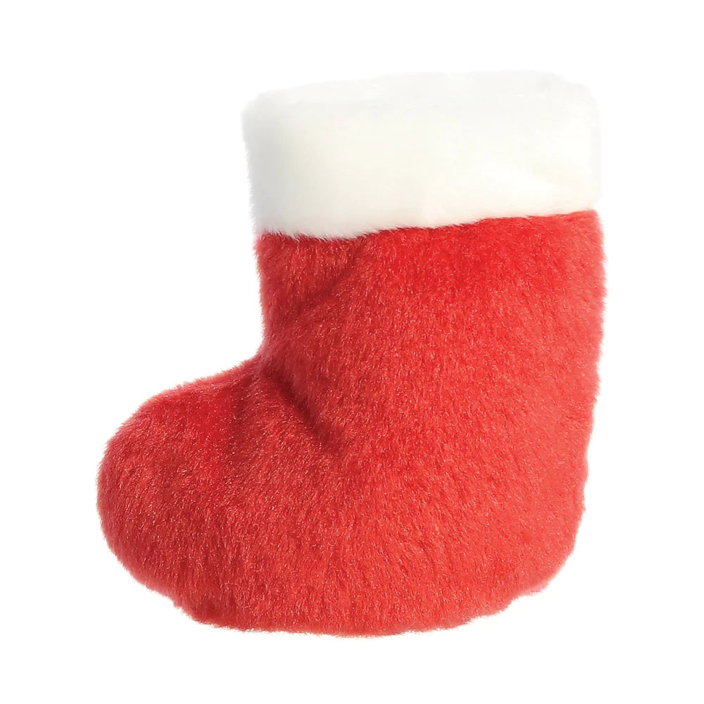 Palm Pals Holly Stocking 5 Inch Christmas Plush Soft Toy