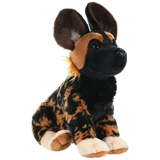 Wild Republic Cuddlekins African Wild Dog 12 Inch Soft Plush Toy