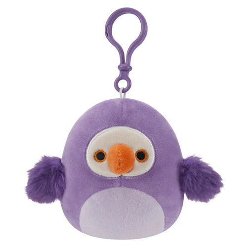 Squishmallows - Neha the Purple Dodo 3.5 Inch Clip On Keychain