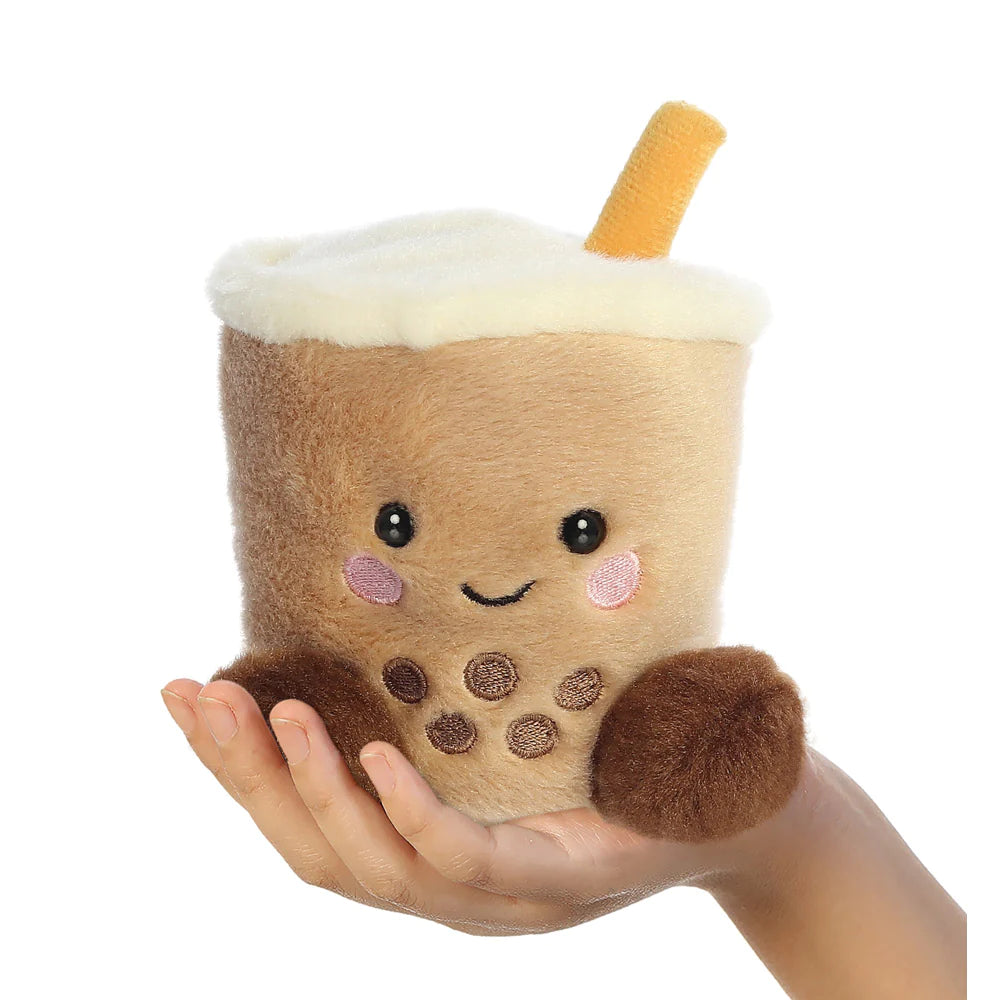 Palm Pals Milky Tea Boba 5 Inch Plush Soft Toy