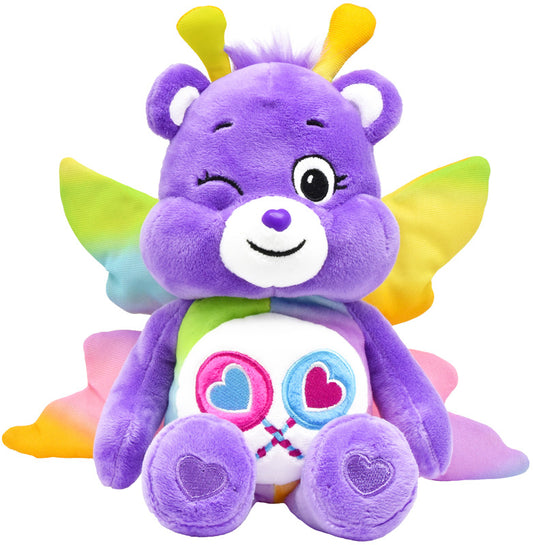 Care Bears Butterfly Share Bear 9 Inch Bean Plush Soft Toy