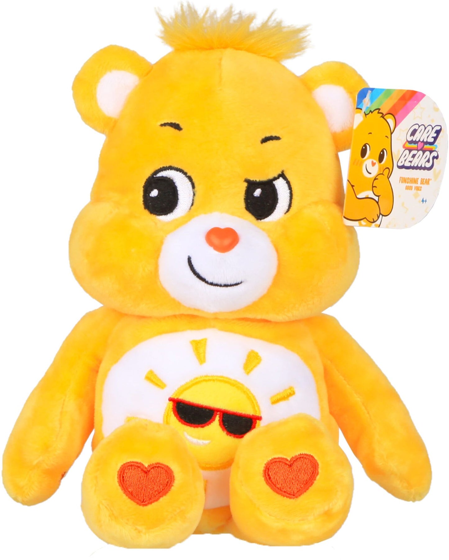 Care Bears Funshine Bear 9 Inch Bean Plush Soft Toy