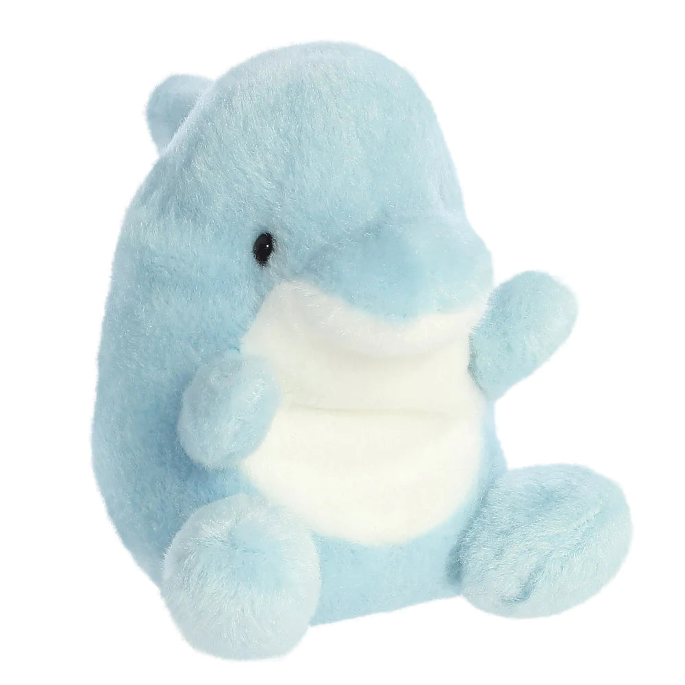 Palm Pals Clicks Dolphin Soft Toy