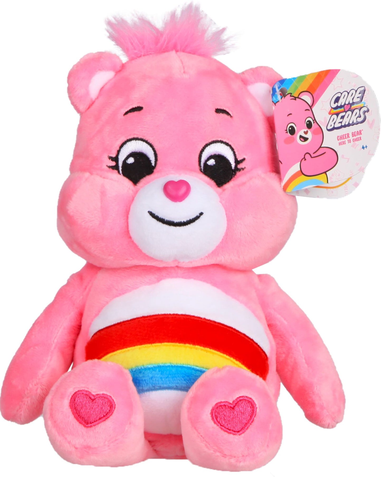 Care Bears Cheer Bear 9 Inch Bean Plush Soft Toy