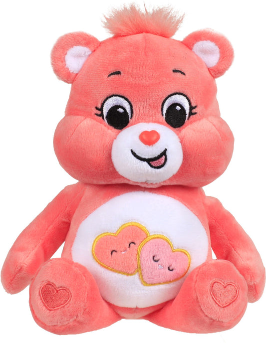 Care Bears Love-A-Lot Bear 9 Inch Bean Plush Soft Toy