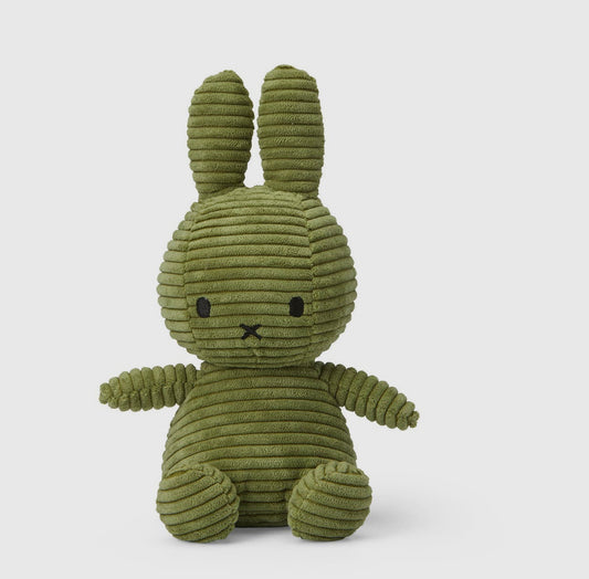Miffy Corduroy Olive Green 23cm Plush Soft Toy